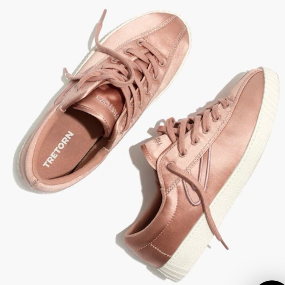 Madewell x Tretorn® Nylite Plus Sneakers in Satin 8.5